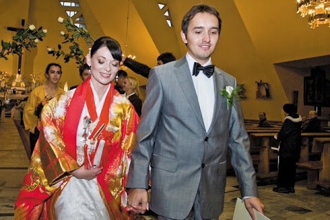 Joanna Misztela w dniu ślubu/fot. Marcin Cierpiał