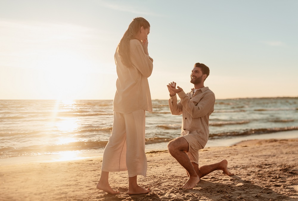Miejsce na zaręczyny w Polsce - zaręczyny na plaży