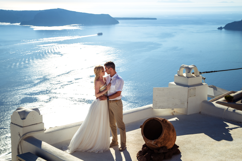 Ślub w Grecji zorganizowany przez parę młodą 