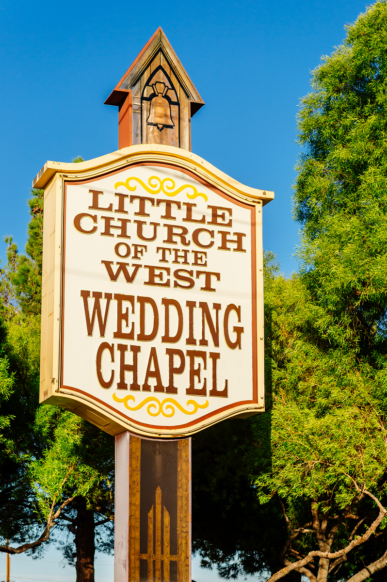 Ślub w Las Vegas - kapliczka ślubna