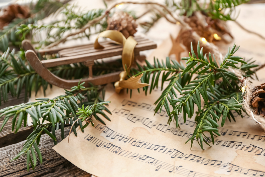 Świąteczne piosenki - nuty z kolędami 