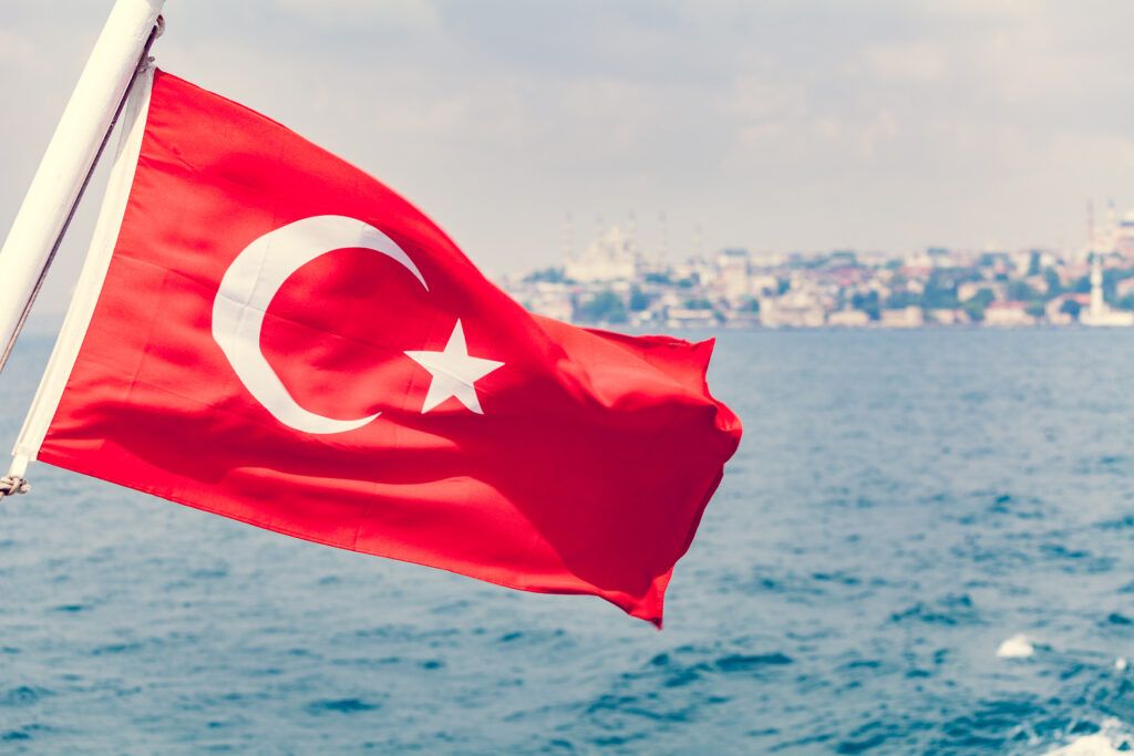 tureckie wesele - flaga Turcji