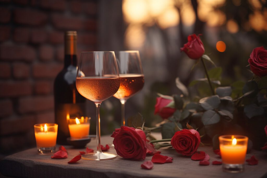 Wino do romantycznej kolacji z okazji rocznicy